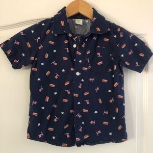 Boy’s hot dog button up